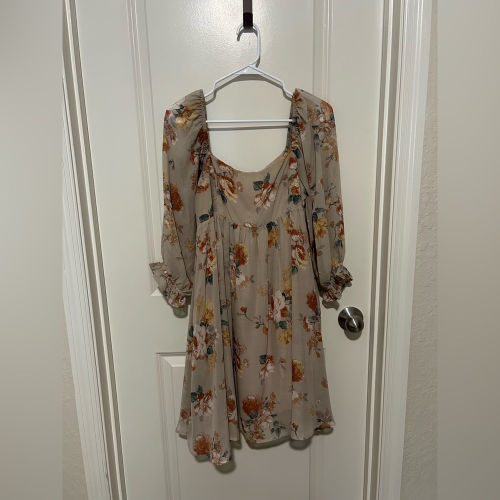 Sweet Lauren Floral Print Women's Dress in Size Large